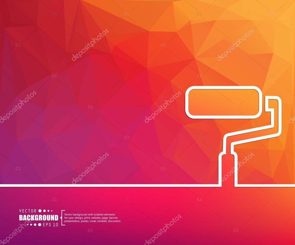 Abstract vector background. For web and mobile app, illustration template design, creative business info graphic, brochure, banner, presentation, concept poster, cover, booklet, document, line logo