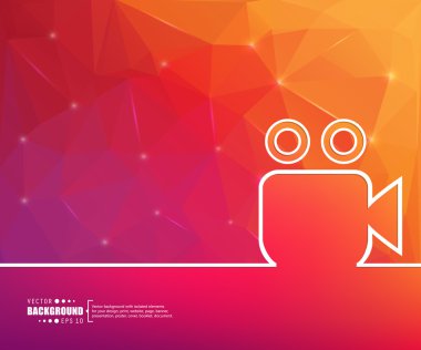 web ve mobil uygulamalar, illüstrasyon şablon tasarım, iş Infographic, sayfa, broşür, afiş, tanıtım, poster, kapak, kitapçık, belge için yaratıcı soyut kavram vektör arka plan.