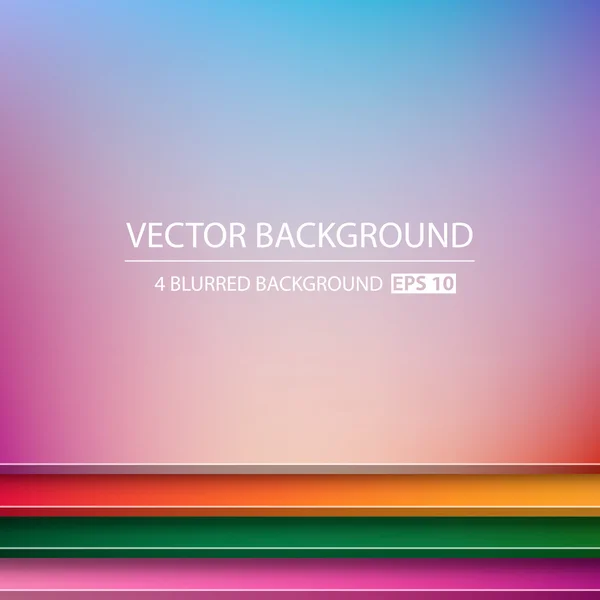 Abstract Creative concept vector multicolored blurred background set. For Web and Mobile Applications, art illustration template design, business infographic and social media, modern decoration. — Stock Vector