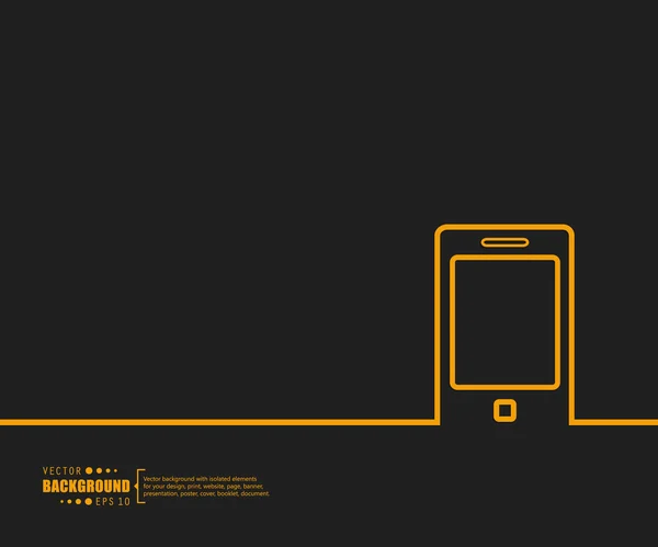 Abstrakte kreative Konzept Vektor Hintergrund. für Web- und mobile Anwendungen, Design von Illustrationsvorlagen, Business-Infografik, Broschüre, Banner, Präsentation, Poster, Cover, Booklet, Dokument. — Stockvektor