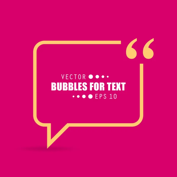Soyut kavram vektör boş konuşma kare alıntı metin balonu. Web ve mobil app izole arka plan, illüstrasyon şablon tasarımı, yaratıcı sunu, iş Infographic sosyal medya için.