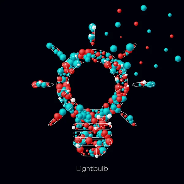 Креативна концепція векторна піктограма лампочки для веб- та мобільних додатків ізольовані на фоні. Дизайн шаблонів ілюстрацій мистецтва, бізнес-інфографіка та соціальні медіа, піктограми орігамі . — стоковий вектор