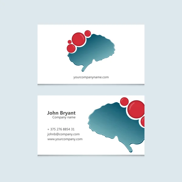 Аннотация Creative concept vector image logo of brain for web and mobile applications isolated on background, art illustration template design, business infographic and social media, icon, symbol . — стоковый вектор