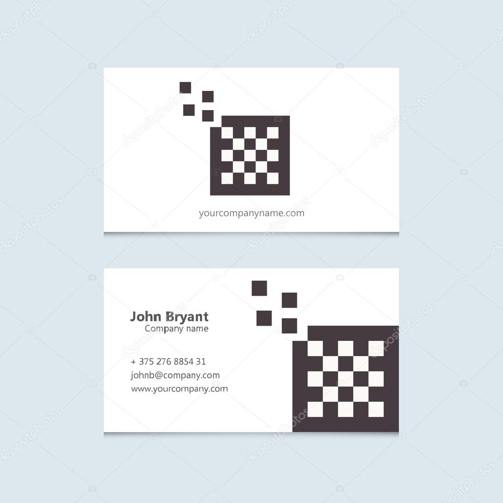 Abstract Creative concept vector logo of chess for web and mobile applications isolated on background, art illustration template design, business infographic and social media, icon, symbol, element