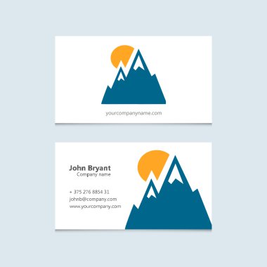 Abstract Creative concept vector logo icon of alp for Web and Mobile Applications isolated on background. Vector illustration template design, Business infographic and social media, origami icons.
