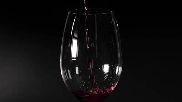 Egy pohár bort. — Stock Fotó