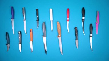 Bir bıçağın yakın çekimi.