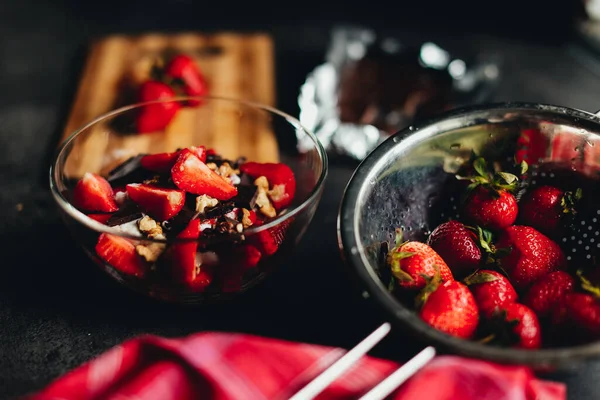Fresh Strawberry Nuts — Stock Photo, Image