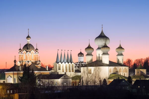 Tikhvin Assumtion Monastery Russian Orthodox Monastery Founded 1560 Evening Beautiful — Stock Photo, Image