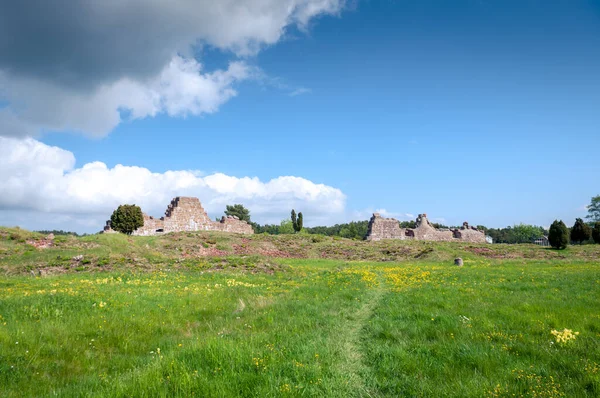 Rus kalesi Bomarsund 'un kalıntıları. 19. yüzyıl Finlandiya, Aland Adaları.