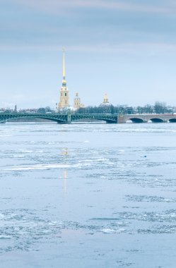 Peter ve Paul Fortress görünümünü. Saint Petersburg