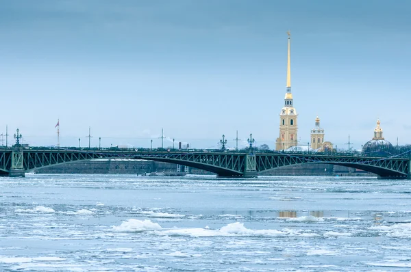 Вид Петропавловской крепости. Санкт-Петербург — стоковое фото