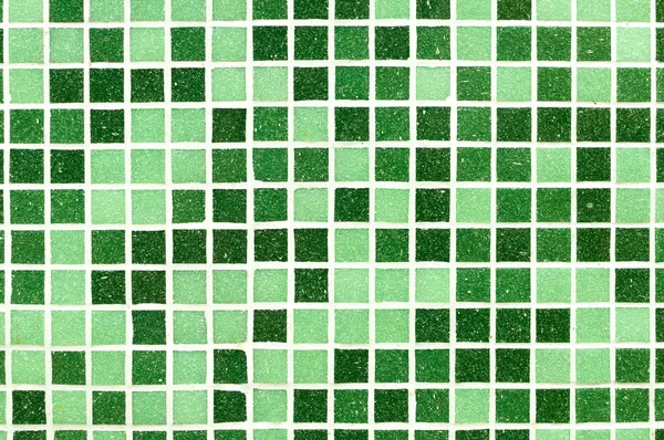 Verde mosaico piastrelle di sfondo — Foto Stock