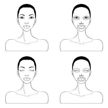 güzel kadının Cilt Bakımı