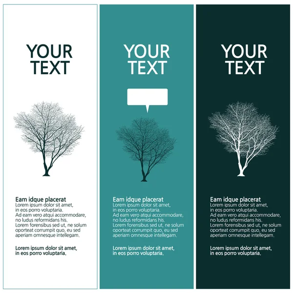 Tree silhouette design set — Stock Illustration Tree silhouette design set Stock Illustration