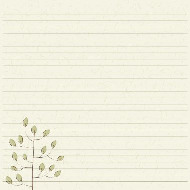 ağaç letter kağıt