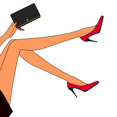 güzel kadının bacakları