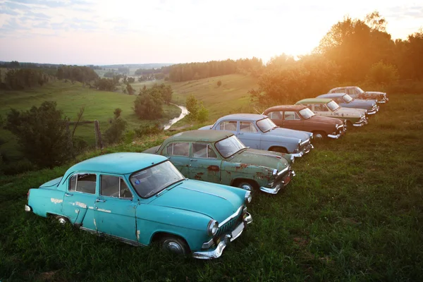 옛 차들 로열티 프리 스톡 사진