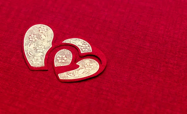 Valentines Den Karty Pozadí Červené Růže Kytice Srdce Červeném Pozadí — Stock fotografie