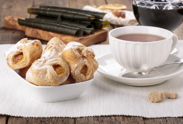 Apricot Danish pastries — Stock Photo, Image