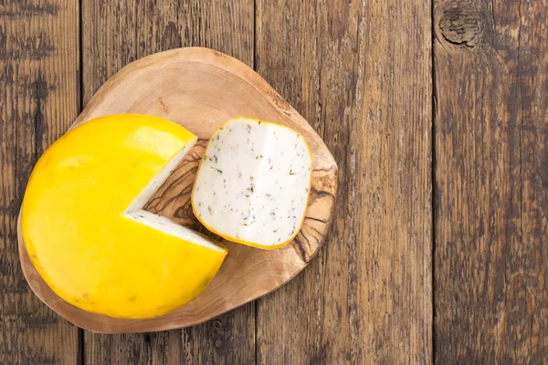 Goat herbs cheese — Stock Photo, Image