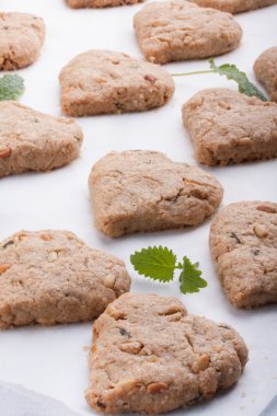 kalp şekilli kurabiye. 