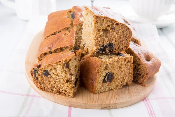 Pflaumenhonigkuchen. — Stockfoto