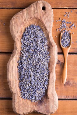 kurutulmuş lavanta çiçekleri.