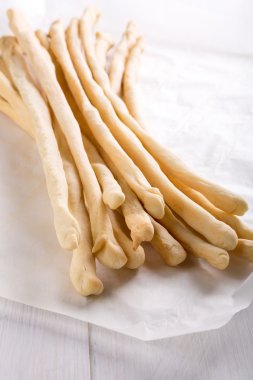 Gevrek breadsticks. Grisini