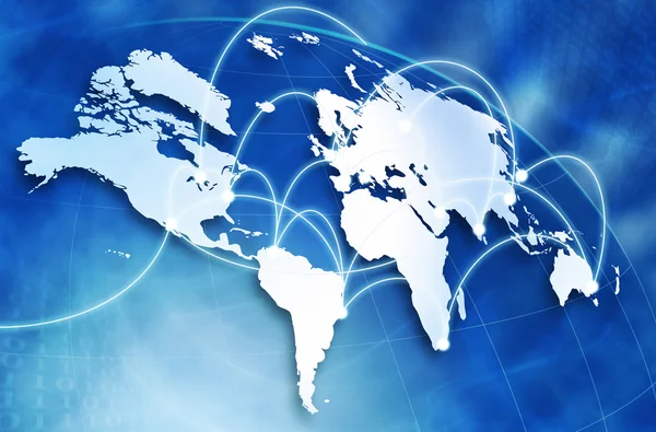 Global Network illustration — Stock Photo, Image