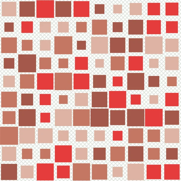 Cool patrón abstracto - Patrón de cuadrados en diferentes colores — Vector de stock