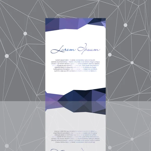 Abstracte vormen Flyer-sjabloon. Vector ontwerpconcept. Ontwerp van de abstracte achtergrond. Eps10. — Stockvector