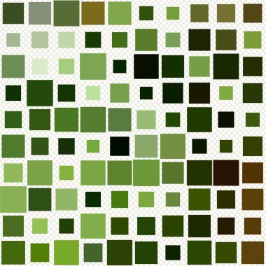 Korku veren şık soyut desen - kareler desen farklı renklerde