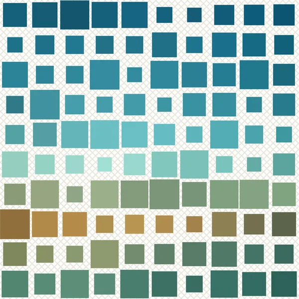 Impresionante elegante patrón abstracto - Patrón de cuadrados en diferentes colores — Vector de stock