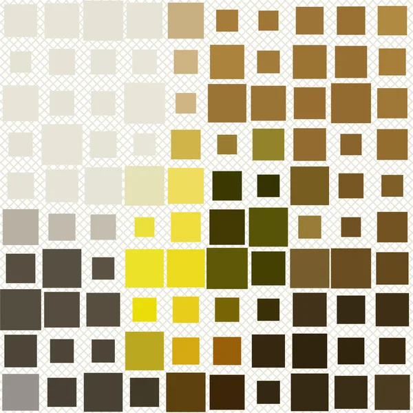 Impressionante elegante padrão abstrato padrão quadrados em cores diferentes — Vetor de Stock