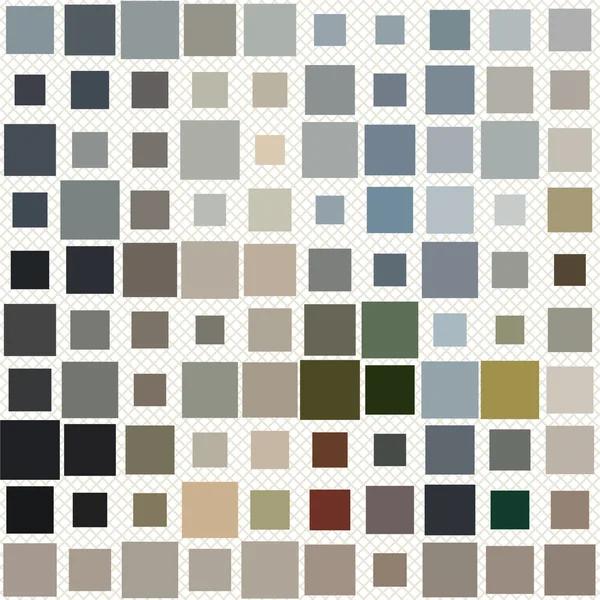 Impresionante elegante patrón abstracto - Patrón de cuadrados en diferentes colores — Vector de stock