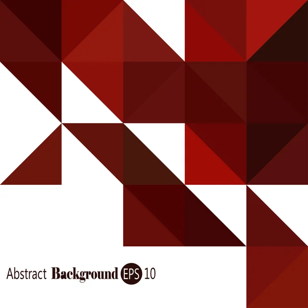 Kolorowa Abstrakcja Szablon - Trójkąt i kwadrat wzór różne kolory — Wektor stockowy