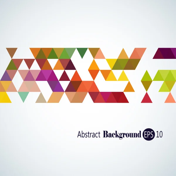 Impressionante elegante sfondo geometrico con triangoli colorati — Vettoriale Stock