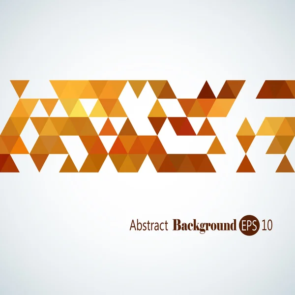 Awesome Stylish  Geometric background with colorful triangles — Stock Vector