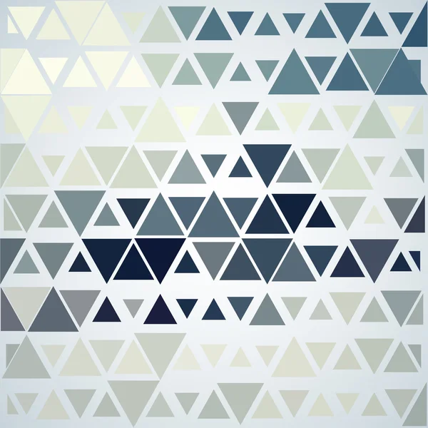 Ehrfürchtige abstrakte geometrische Hintergrund mit bunten Dreiecken verschiedener Größe. — Stockvektor