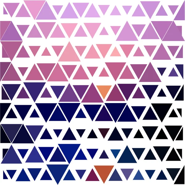Impresionante fondo geométrico abstracto con triángulos de colores de diferentes tamaños . — Vector de stock