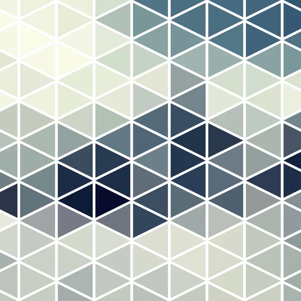 Kühler abstrakter geometrischer Hintergrund mit bunten Dreiecken — Stockvektor