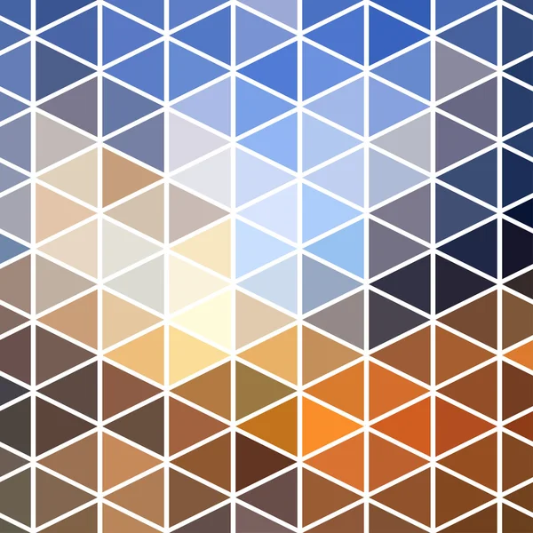 Cool abstraktní geometrické pozadí s barevné trojúhelníky — Stockový vektor
