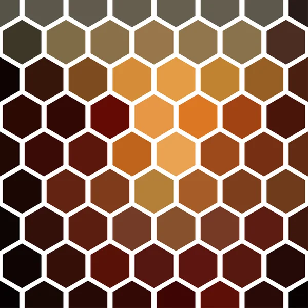Forma abstracta fondo geométrico con hexágonos Ilustración de stock