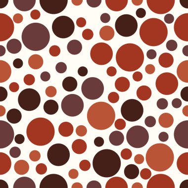 Yuvarlak sorunsuz şekil desen daireler ile