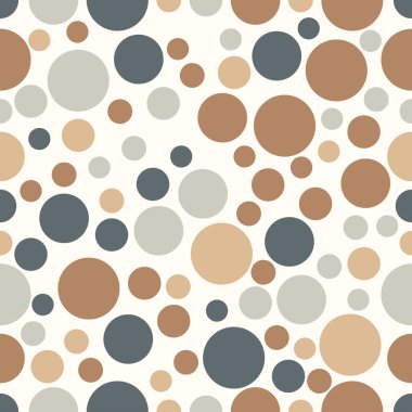 Yuvarlak sorunsuz şekil desen daireler ile