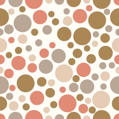 Yuvarlak sorunsuz şekil desen daireler ile