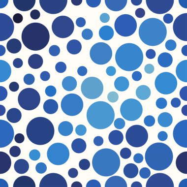 Yuvarlak sorunsuz şekil desen daireler ile