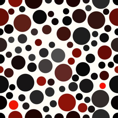 Yuvarlak sorunsuz şekil desen daireler ile