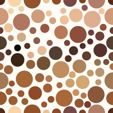 Yuvarlak sorunsuz şekil desen daireler ile